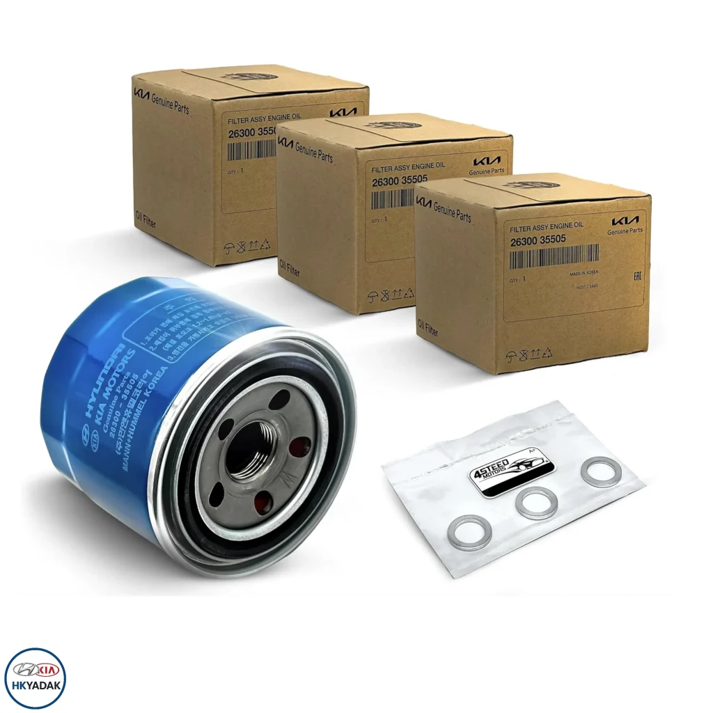 فیلتر روغن اصلی هیوندای و کیا 26300-35505 | اچ کی یدک